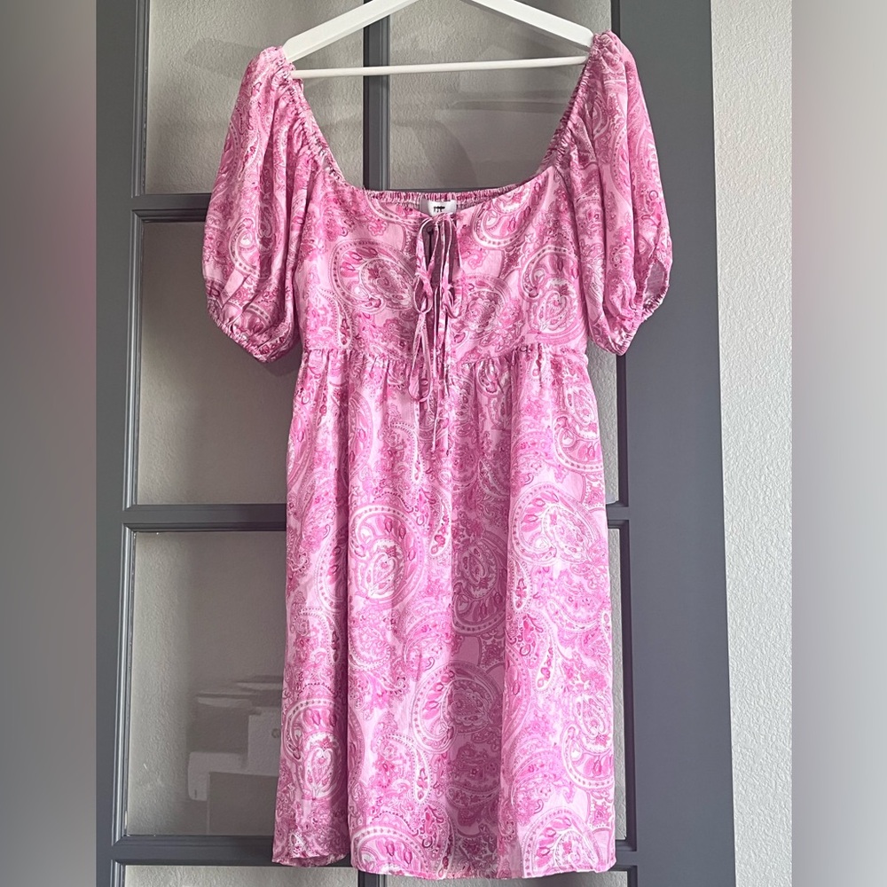 NSR Pink Paisley Dress